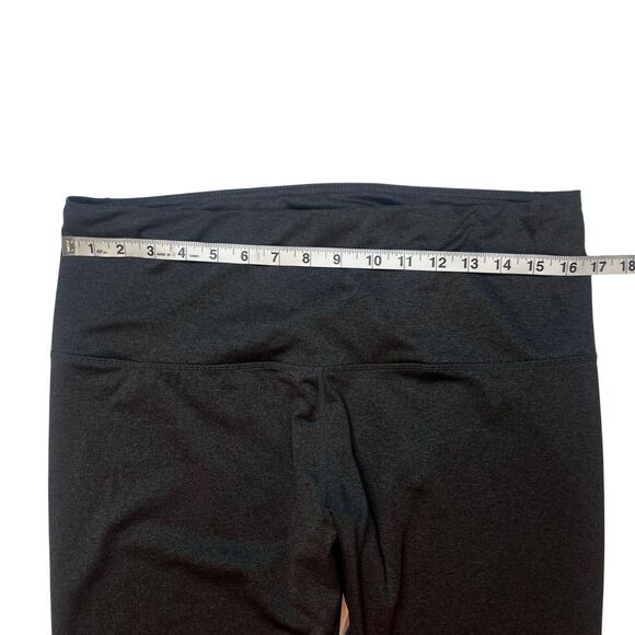 Reebok Leggings Womens XL Gray Cropped Athletic Workout Athleisure Sportswear - Picture 3 of 16